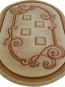 Синтетичний килим Hand Carving 0664 cream-brown - высокое качество по лучшей цене в Украине - изображение 1.